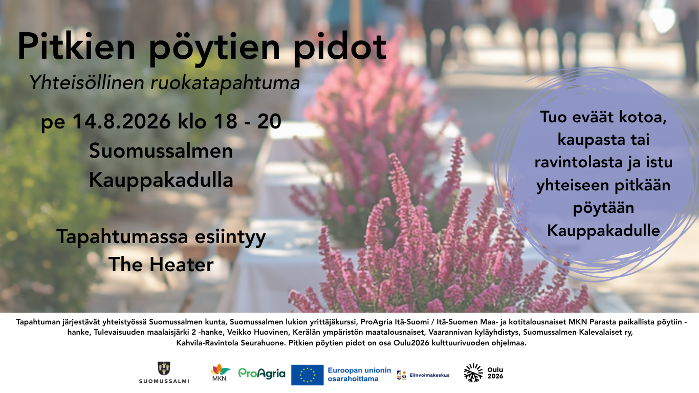 Pitkien pöytien pidot