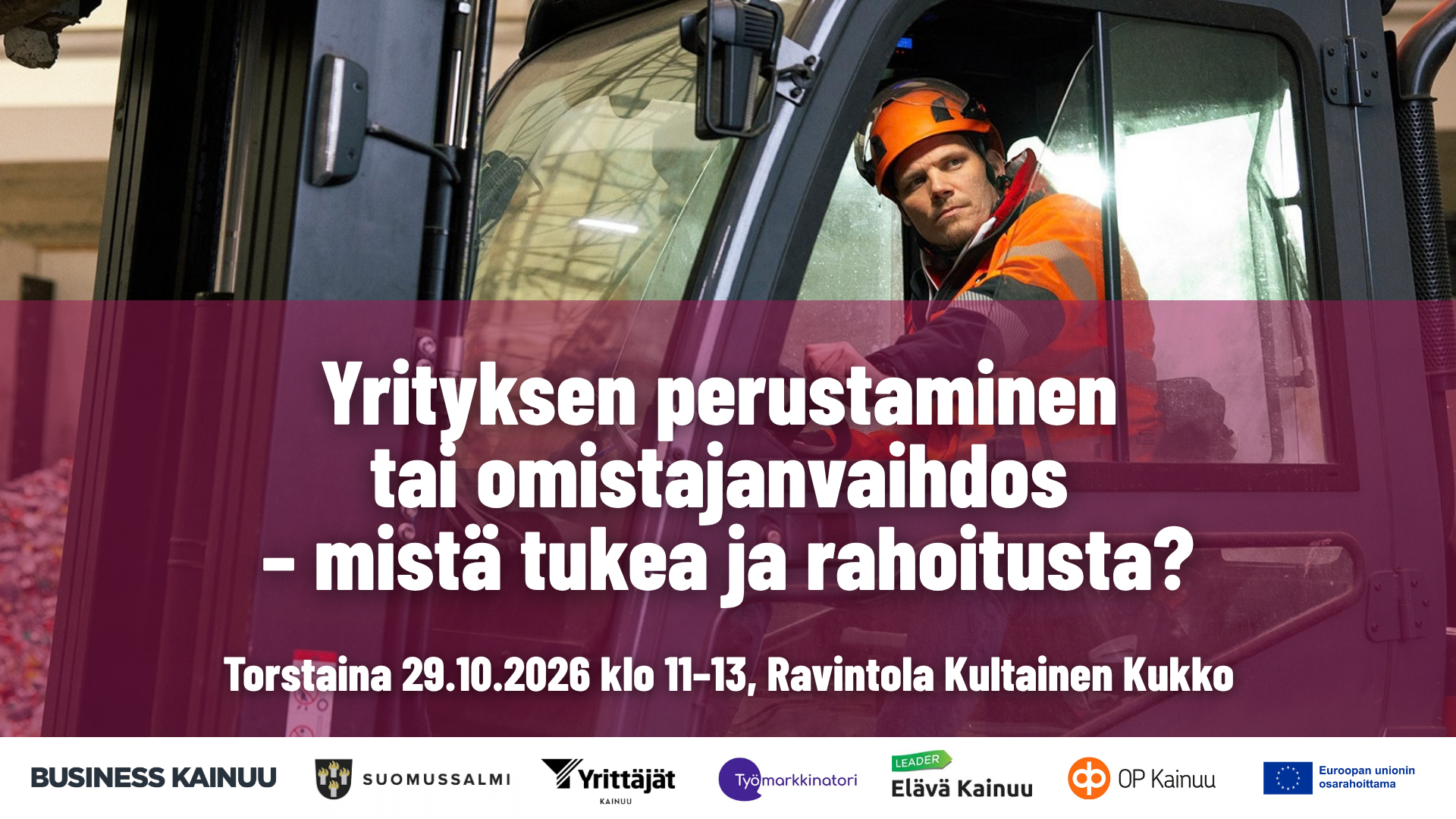Omistajanvaihdos- ja rahoitusinfo