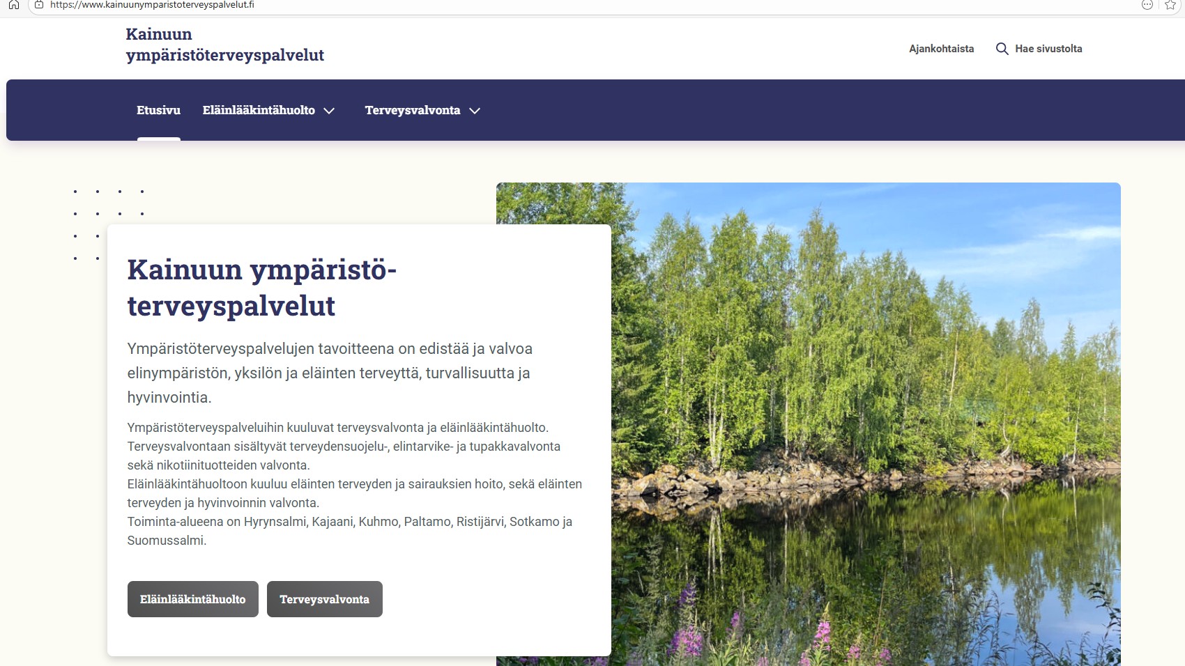 Kuvituskuvana kuvakaappaus verkkosivusta, josta uutinen kertoo.